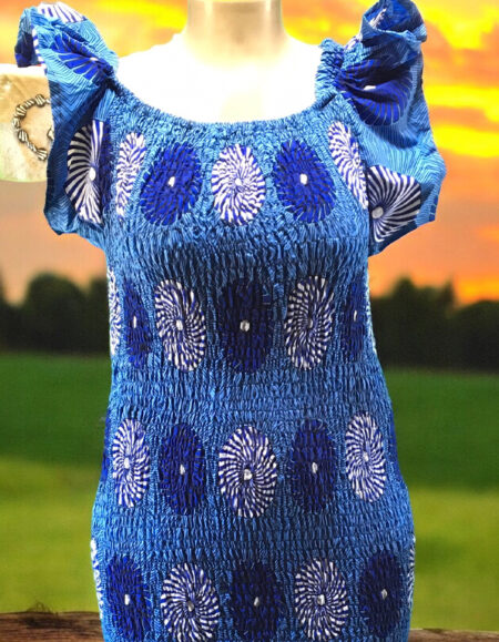 Ankara Elastic Dress