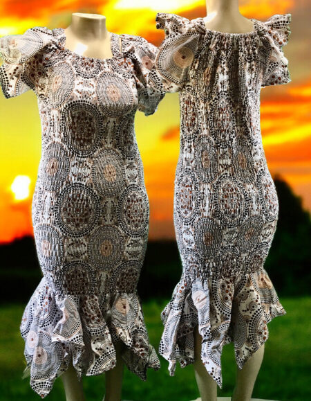 Ankara Elastic Dress