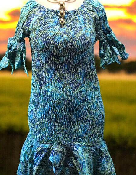 Ankara Elastic Dress