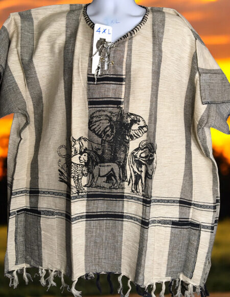 4XL Unisex Kikoy T-shirt