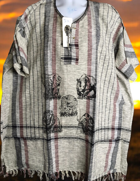 5XL Unisex Kikoy T-shirt