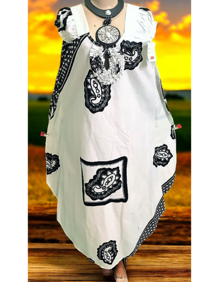 Ankara Chic Off-Shoulder Dress