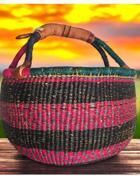 Handwoven Sisal Basket