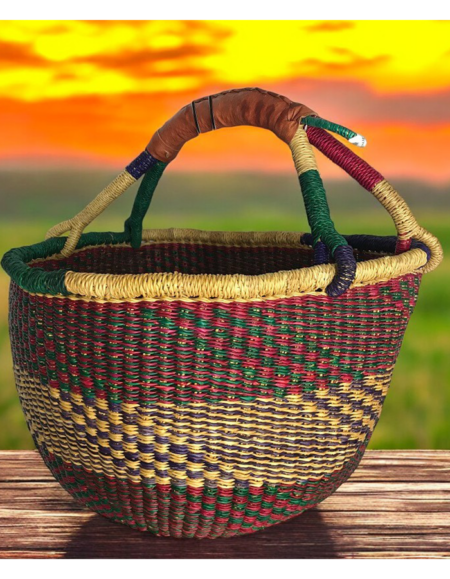 Handwoven Sisal Basket