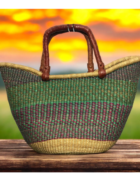 Handwoven Sisal Basket