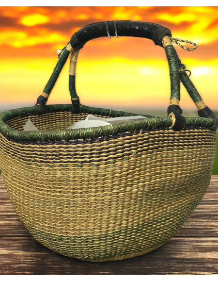 Handwoven Sisal Basket