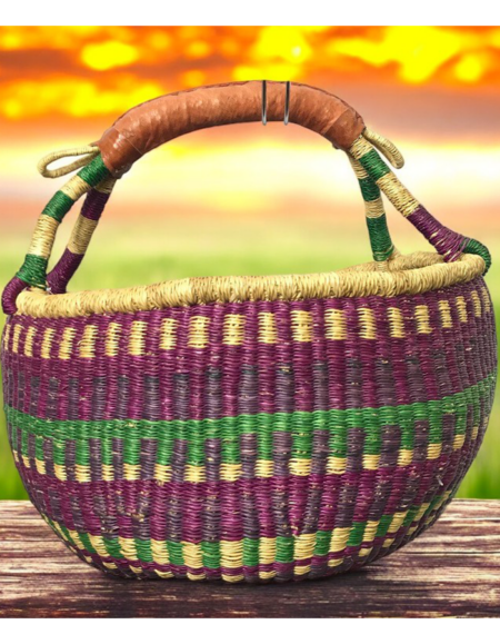 Handwoven Sisal Basket