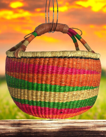 Handwoven Sisal Basket