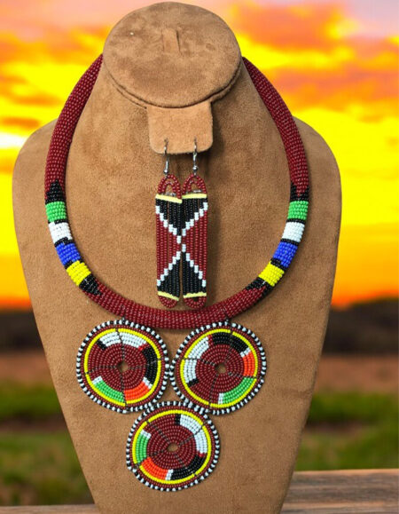 Maasai Beadwork Statement Necklace