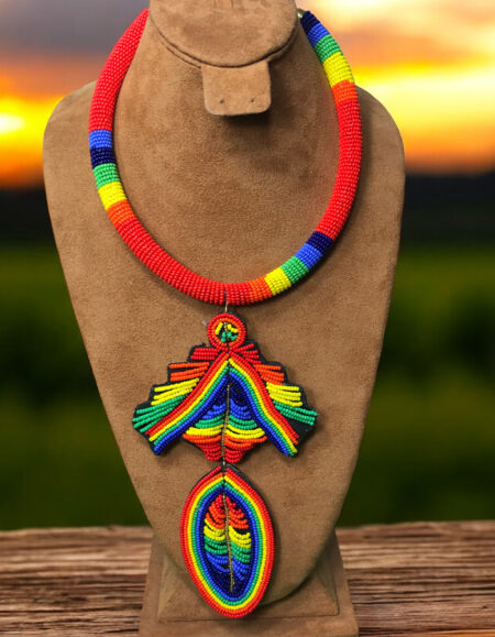 Maasai Beadwork Statement Necklace
