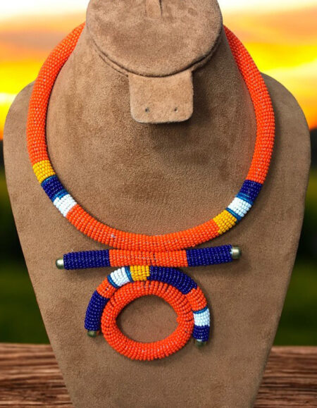 Maasai Beadwork Statement Necklace