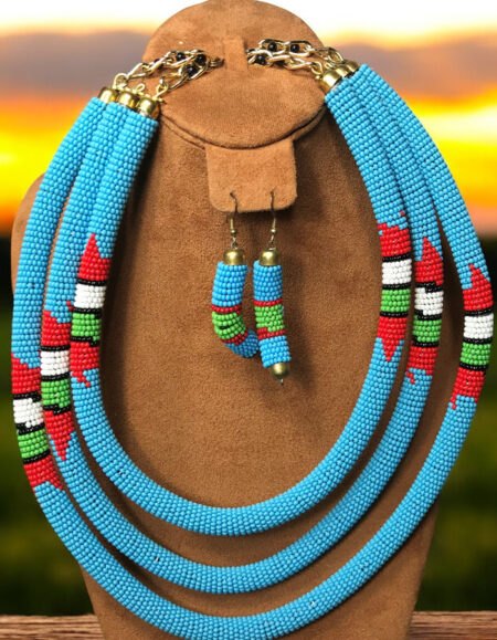 Maasai Beadwork Statement Necklace