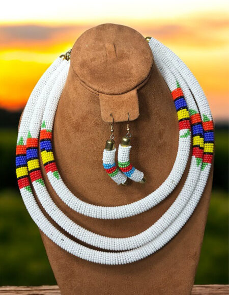 Maasai Beadwork Statement Necklace