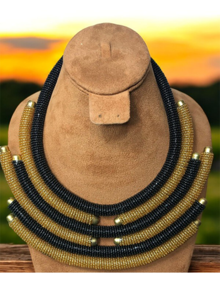 Maasai Beadwork Statement Necklace