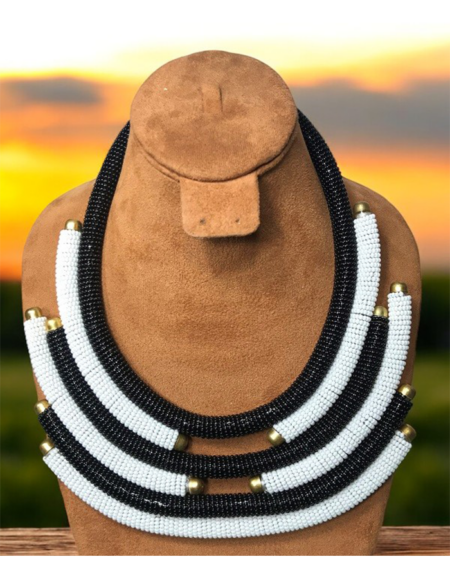 Maasai Beadwork Statement Necklace