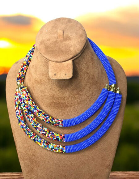Maasai Beadwork Statement Necklace