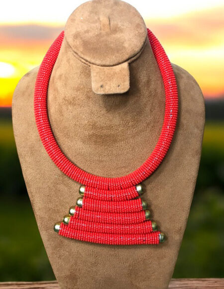 Maasai Beadwork Statement Necklace