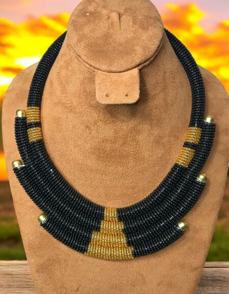 Maasai Beadwork Statement Necklace