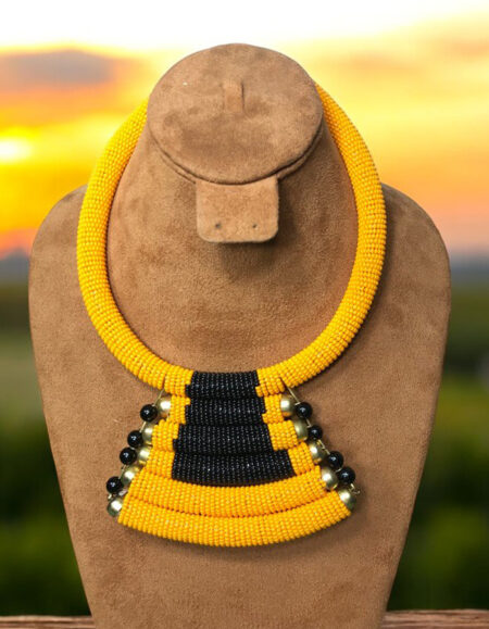 Maasai Beadwork Statement Necklace