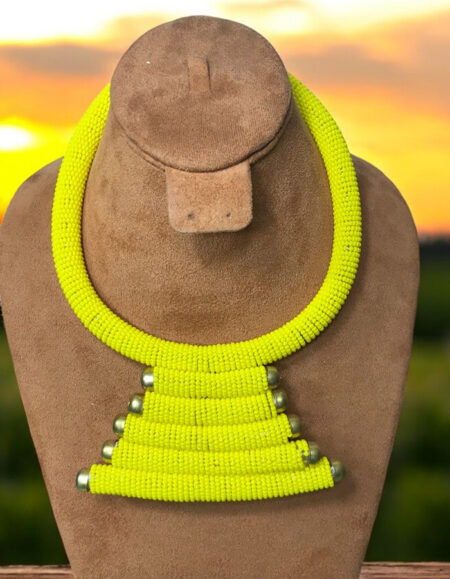 Maasai Beadwork Statement Necklace