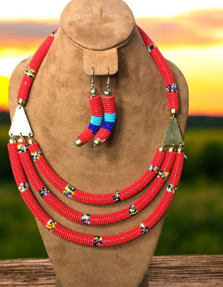 Maasai Beadwork Statement Necklace