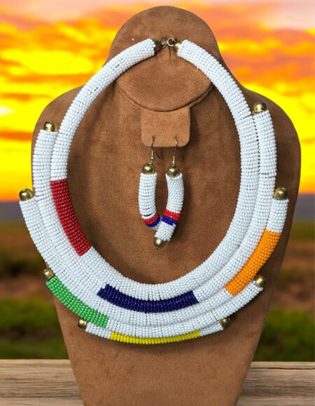 Maasai Beadwork Statement Necklace