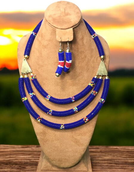 Maasai Beadwork Statement Necklace