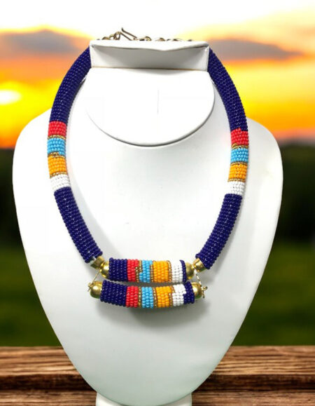Maasai Beadwork Statement Necklace