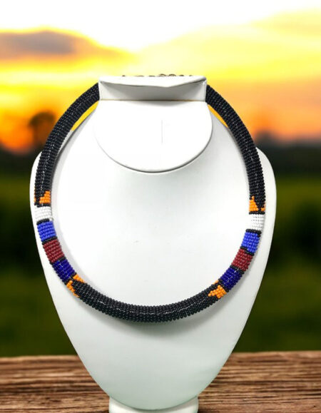 Maasai Beadwork Statement Necklace