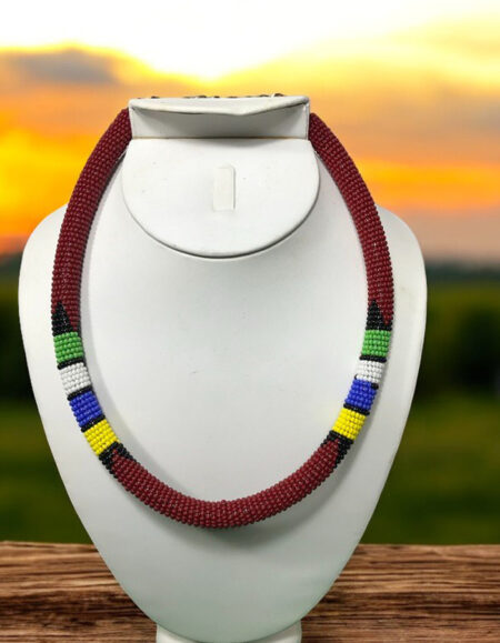 Maasai Beadwork Statement Necklace