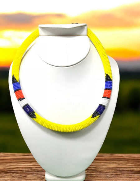 Maasai Beadwork Statement Necklace
