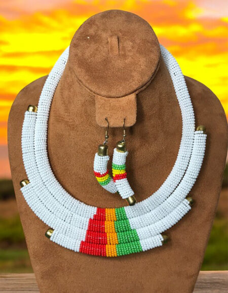 Maasai Beadwork Statement Necklace