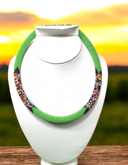 Maasai Beadwork Statement Necklace