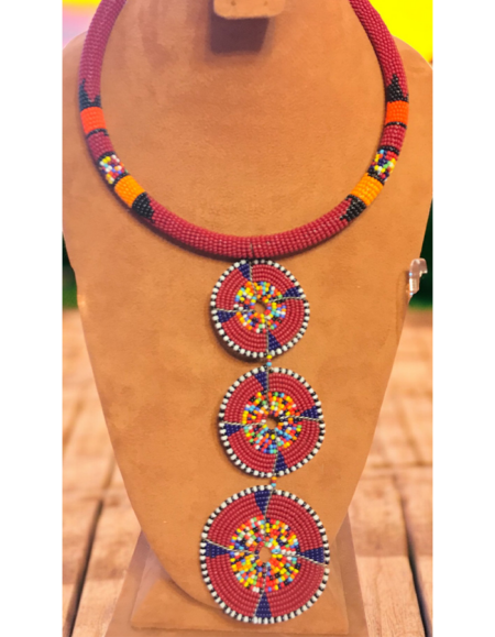 Maasai Beadwork Statement Necklace