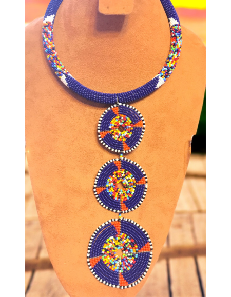 Maasai Beadwork Statement Necklace
