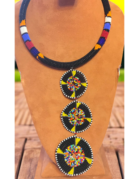 Maasai Beadwork Statement Necklace