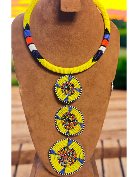 Maasai Beadwork Statement Necklace
