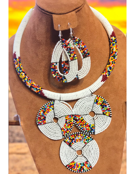 Maasai Beadwork Statement Necklace