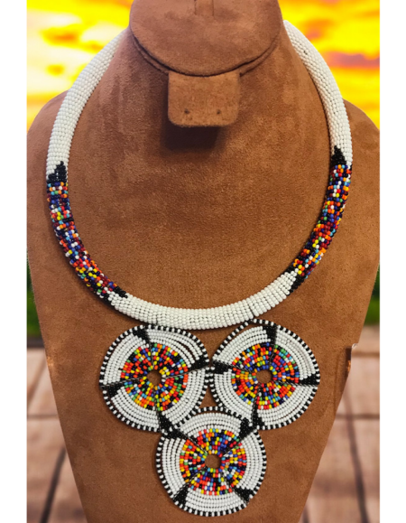 Maasai Beadwork Statement Necklace