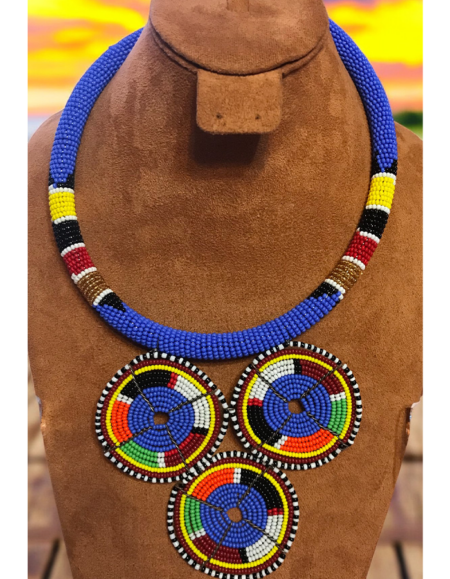 Maasai Beadwork Statement Necklace