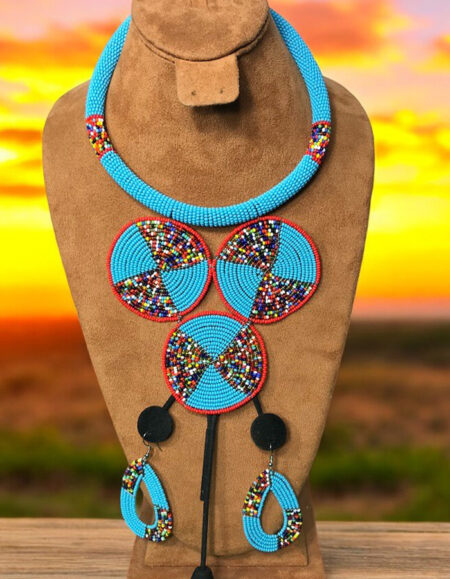 Maasai Beadwork Statement Necklace