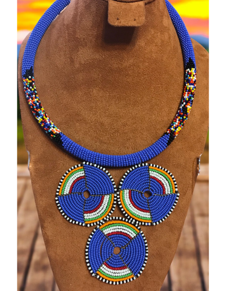 Maasai Beadwork Statement Necklace