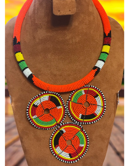 Maasai Beadwork Statement Necklace