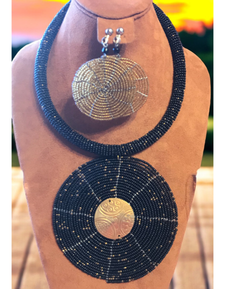 Maasai Beadwork Statement Necklace