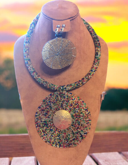 Maasai Beadwork Statement Necklace