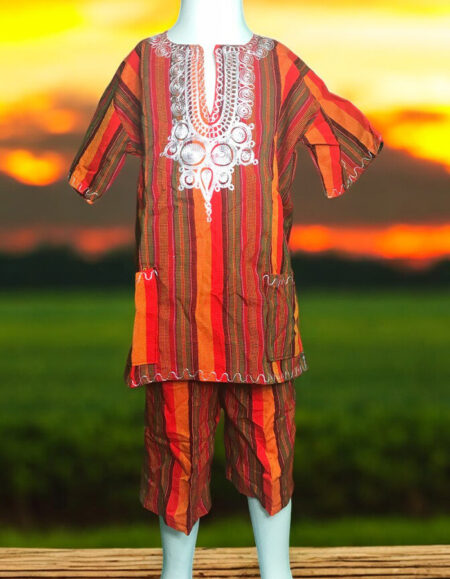 Traditional African Dashiki Set for Kids