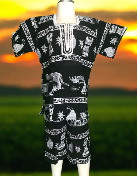 Traditional African Dashiki Set for Kids