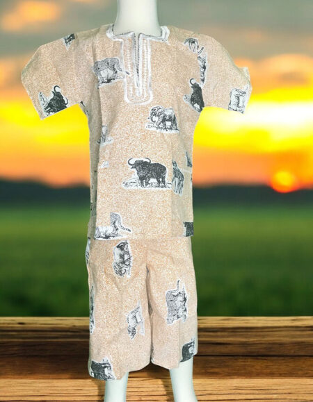Traditional African Dashiki Set for Kids