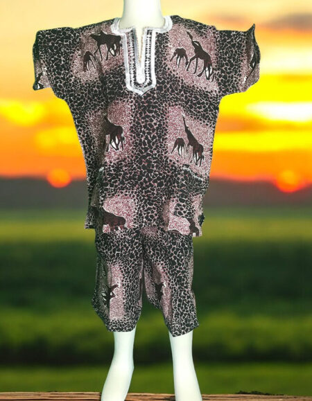 Traditional African Dashiki Set for Kids