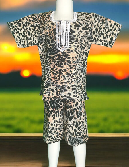 Traditional African Dashiki Set for Kids